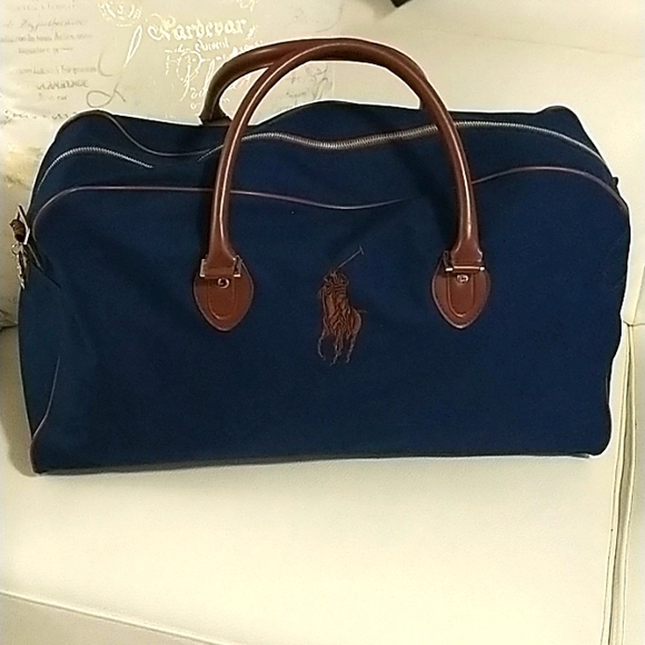 Ralph Lauren Bags Ralph Lauren Navy Blue Duffel Bag Poshmark